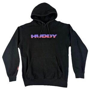 Lil Huddy Hoodie Mens Medium M Black Jellyfish Rap Pullover Chase Hudson Hip Hop